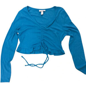 Ingrid + Isabel Long Sleeve Crop Top NWOT